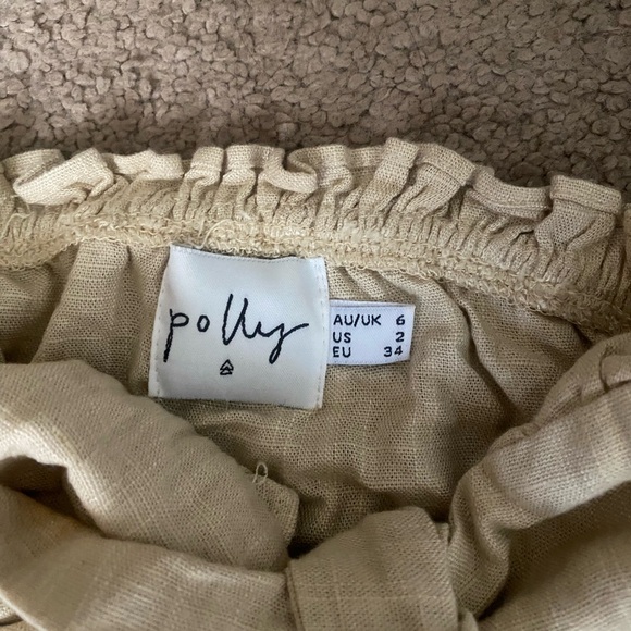 Princess Polly Front Tie Tube Crop Top - Picture 2 of 3